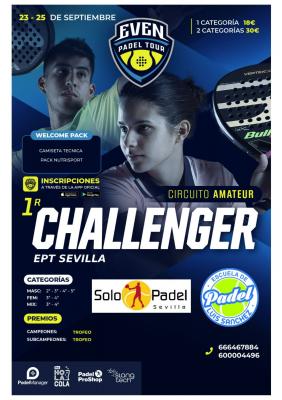 poster del torneo 1ER CHALLENGER EPT SEVILLA