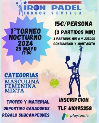 poster del torneo 1°TORNERO NOCTURNO DEL 2024