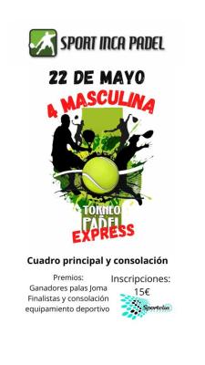 poster del torneo TORNEO EXPRESS 4° MASCULINA