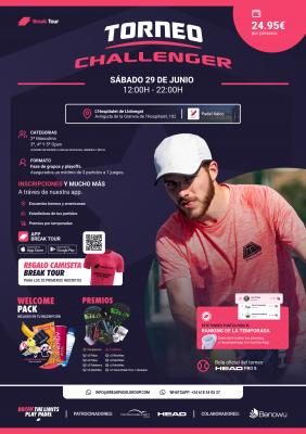 poster del torneo TORNEO CHALLENGER PADEL XALOC BY BREAK TOUR