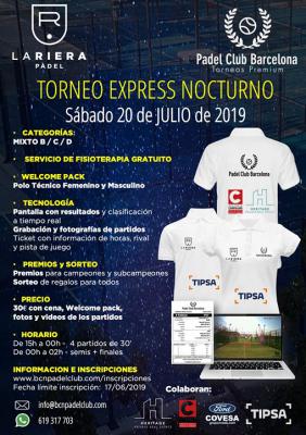 poster del torneo TORNEO EXPRESS NOCTURNO